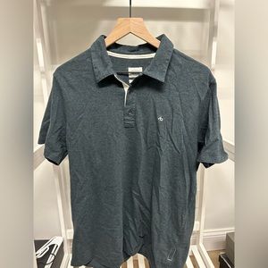 rag & bone classic standard issue polo (teal green)